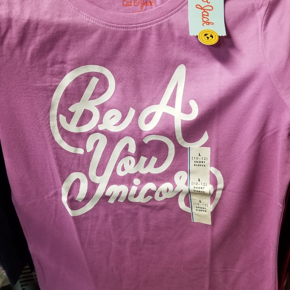 Cat & Jack Be a You-nicorn Girl's Tshirt